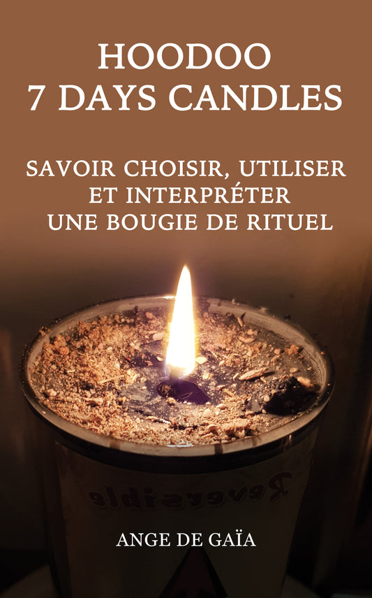 Couverture du livre "HooDoo 7 days candles" de Ange de Gaïa