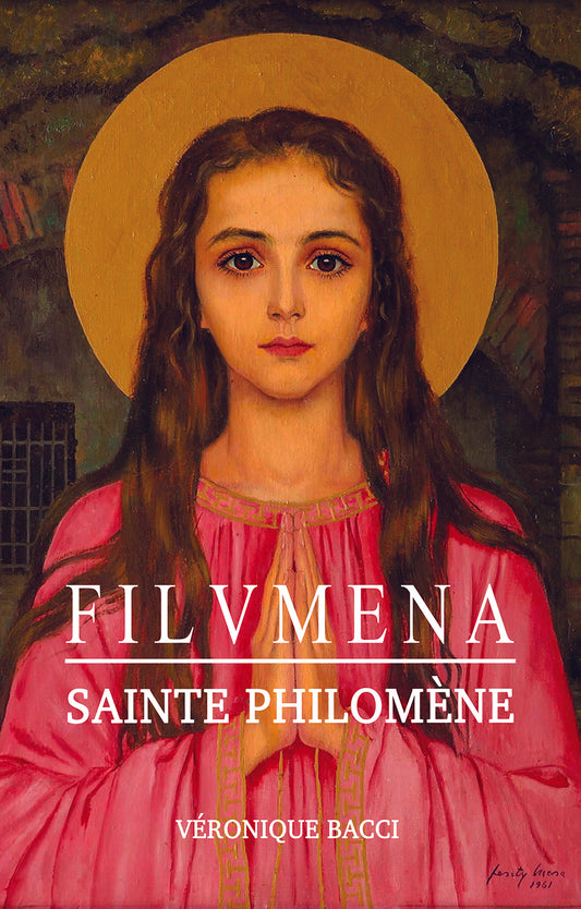 Couverture du livre "Filumena, Sainte Philomène" de Véronique Bacci